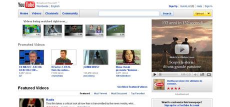 youtube-home-page